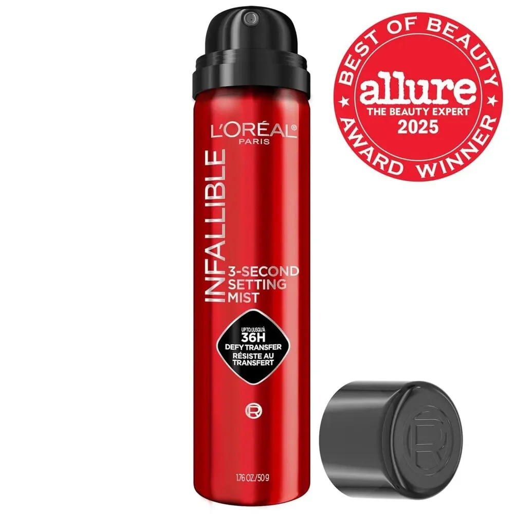 L'Oreal Paris 1.76 oz Clear Infallible 3-Second Setting Spray Mist